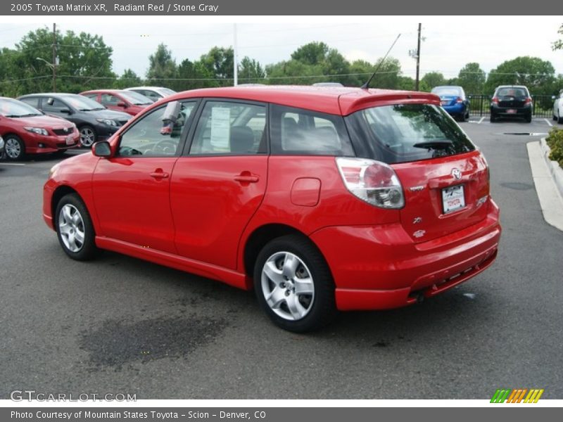 Radiant Red / Stone Gray 2005 Toyota Matrix XR