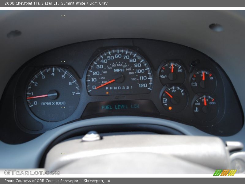 Summit White / Light Gray 2008 Chevrolet TrailBlazer LT