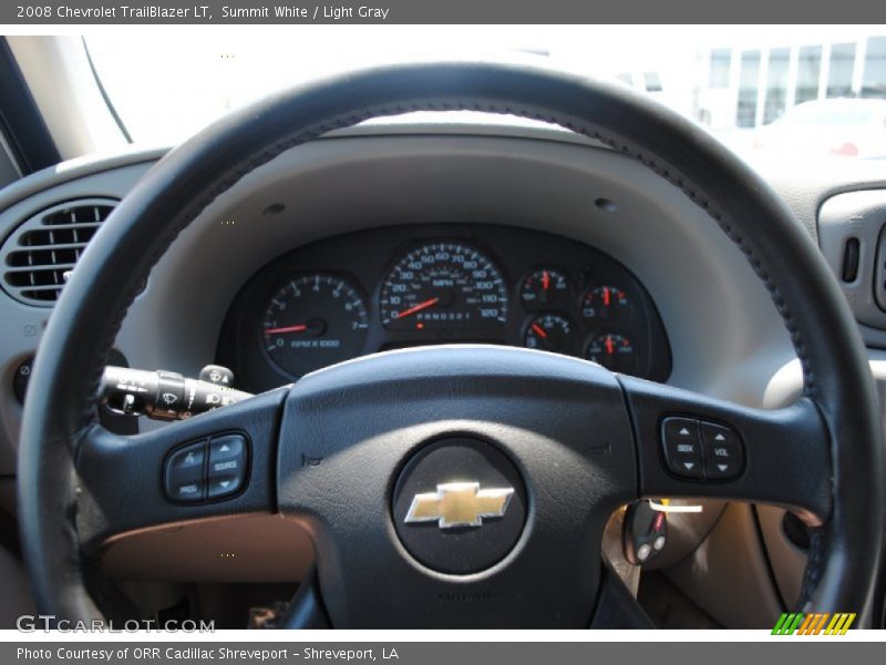 Summit White / Light Gray 2008 Chevrolet TrailBlazer LT