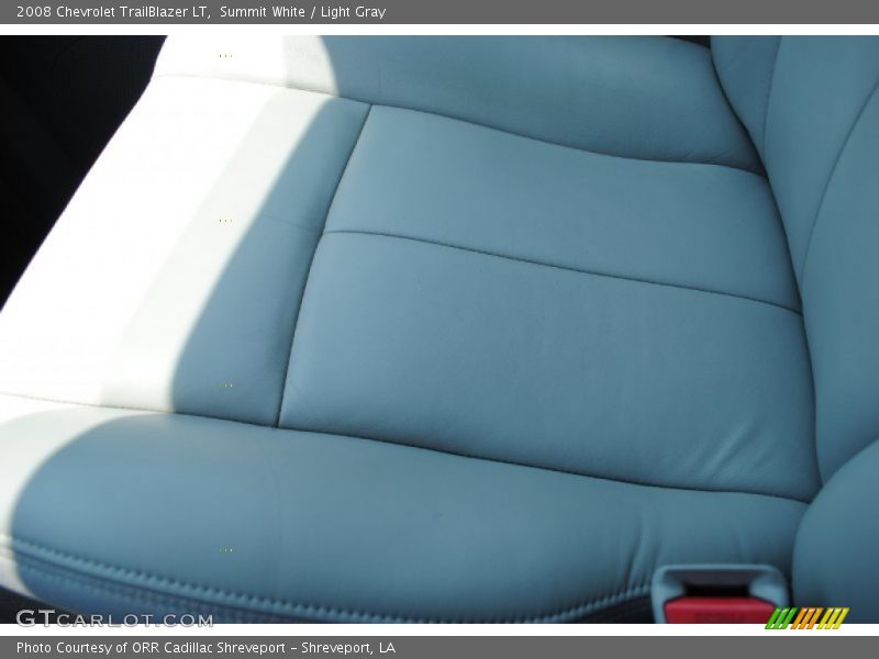 Summit White / Light Gray 2008 Chevrolet TrailBlazer LT