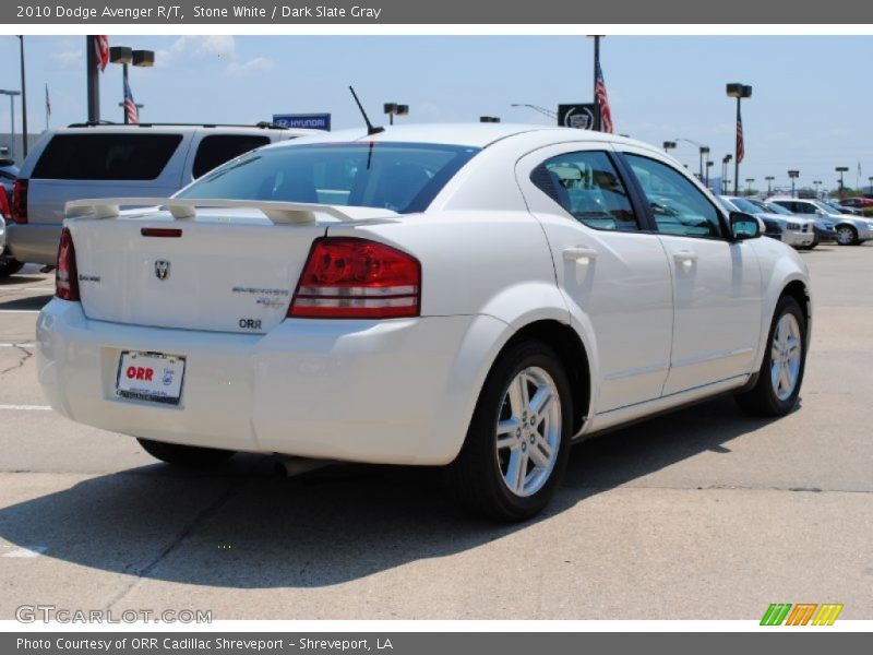 Stone White / Dark Slate Gray 2010 Dodge Avenger R/T