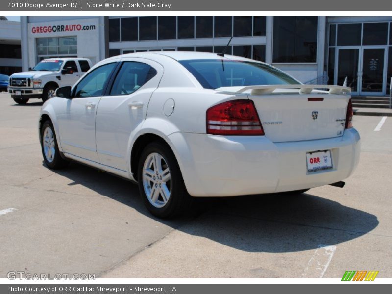 Stone White / Dark Slate Gray 2010 Dodge Avenger R/T