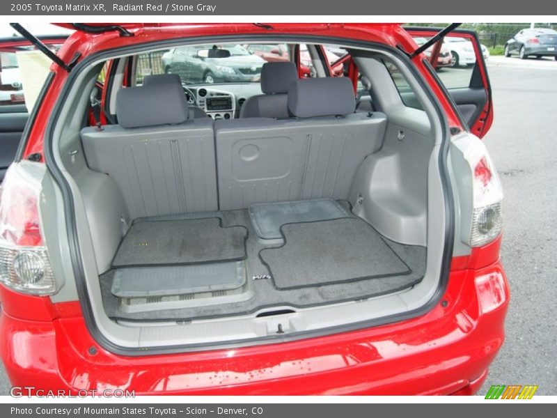 Radiant Red / Stone Gray 2005 Toyota Matrix XR