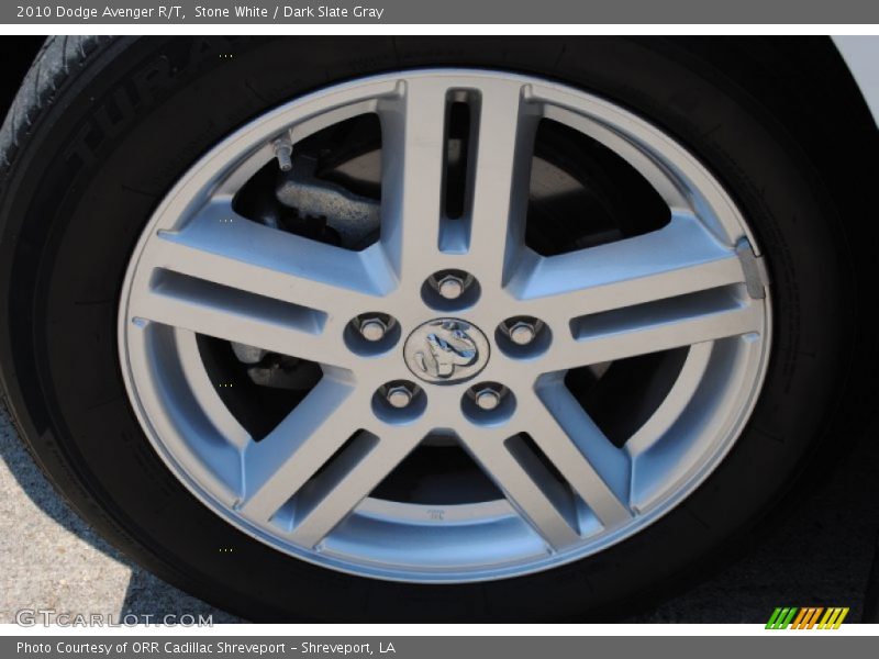Stone White / Dark Slate Gray 2010 Dodge Avenger R/T