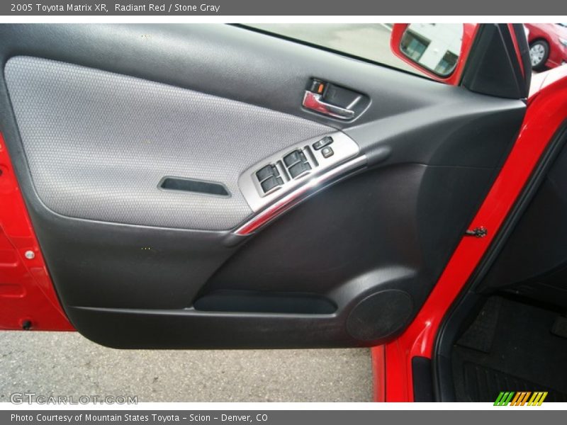 Radiant Red / Stone Gray 2005 Toyota Matrix XR