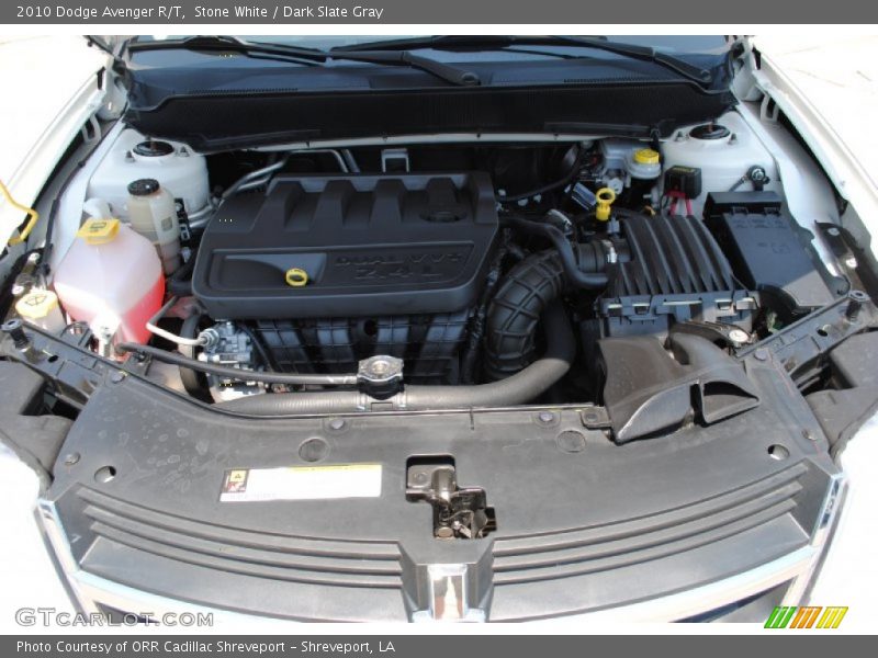 Stone White / Dark Slate Gray 2010 Dodge Avenger R/T