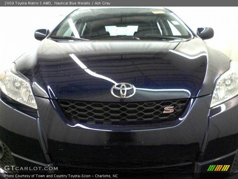 Nautical Blue Metallic / Ash Gray 2009 Toyota Matrix S AWD