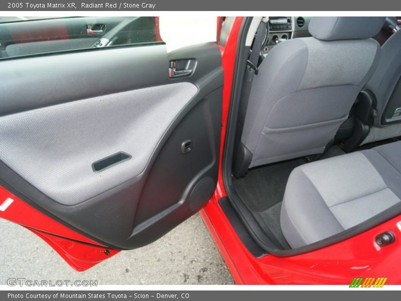 Radiant Red / Stone Gray 2005 Toyota Matrix XR