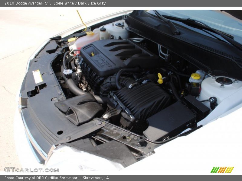 Stone White / Dark Slate Gray 2010 Dodge Avenger R/T