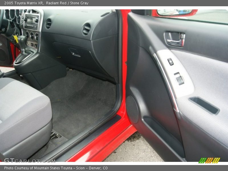 Radiant Red / Stone Gray 2005 Toyota Matrix XR