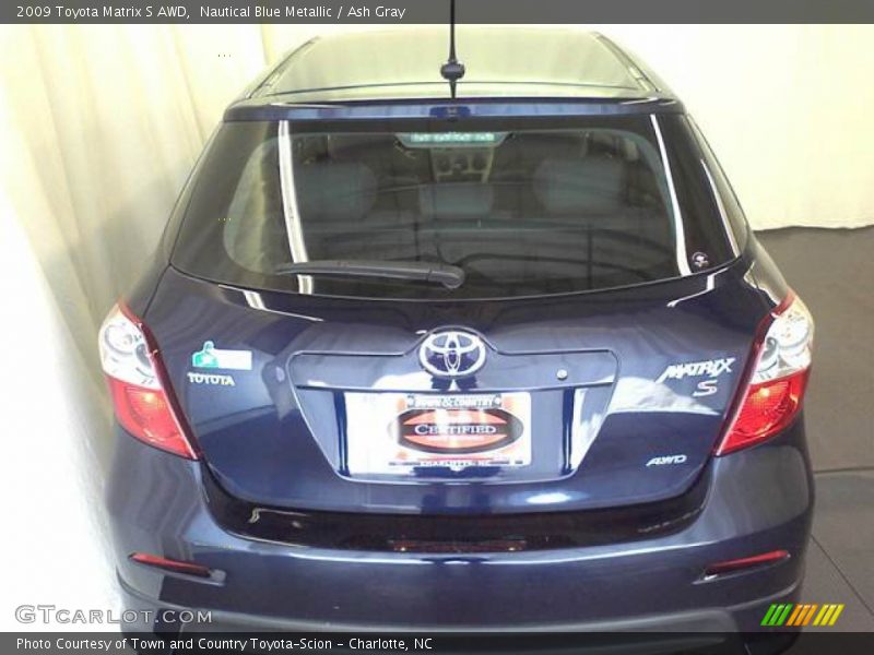 Nautical Blue Metallic / Ash Gray 2009 Toyota Matrix S AWD