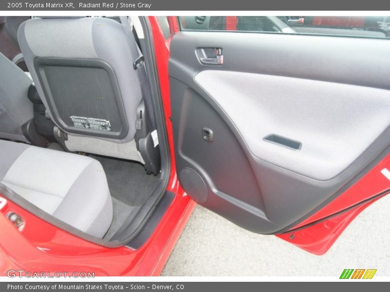 Radiant Red / Stone Gray 2005 Toyota Matrix XR
