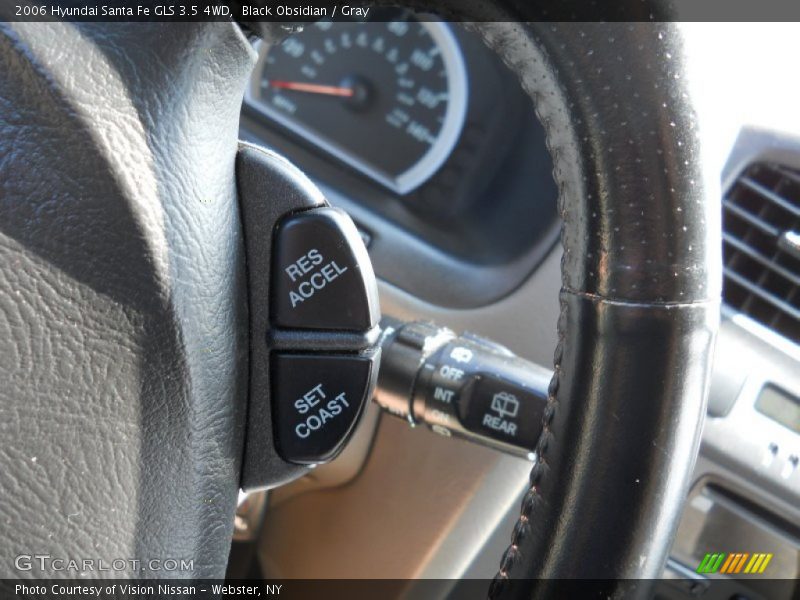 Black Obsidian / Gray 2006 Hyundai Santa Fe GLS 3.5 4WD