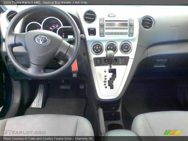 Nautical Blue Metallic / Ash Gray 2009 Toyota Matrix S AWD