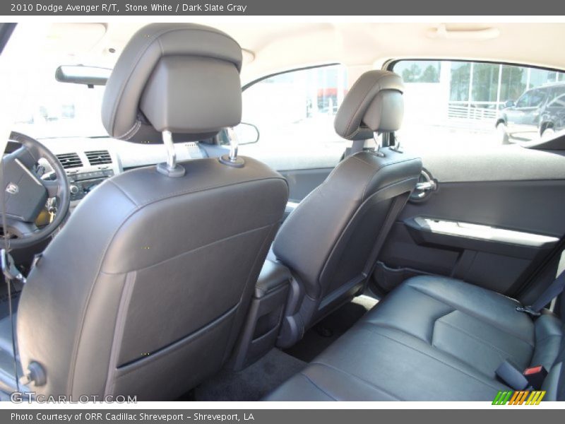Stone White / Dark Slate Gray 2010 Dodge Avenger R/T