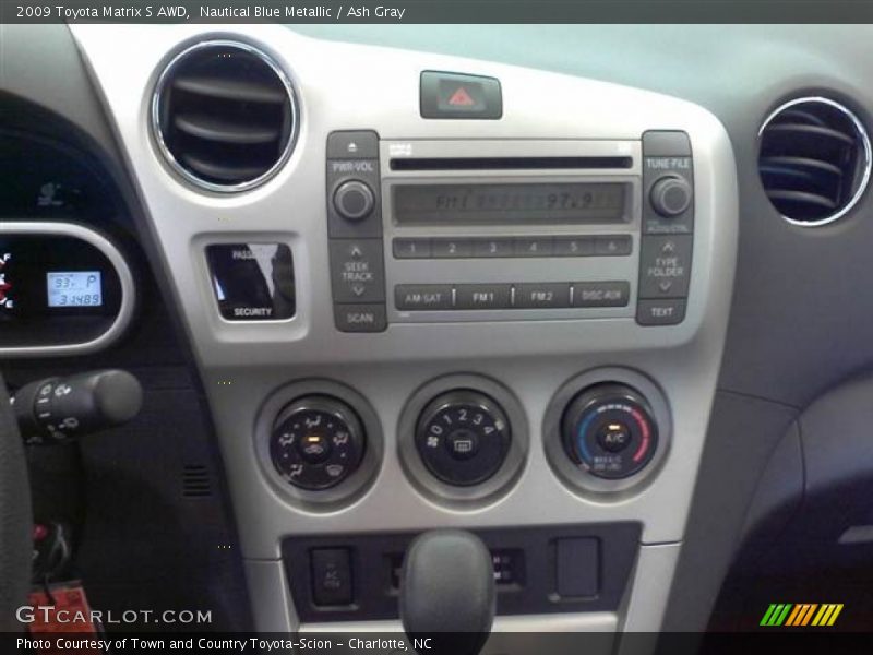 Nautical Blue Metallic / Ash Gray 2009 Toyota Matrix S AWD