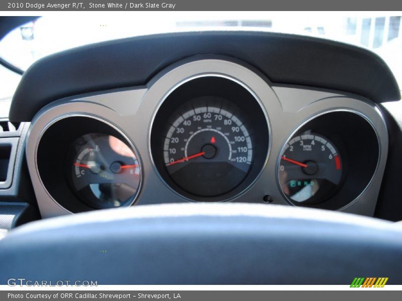 Stone White / Dark Slate Gray 2010 Dodge Avenger R/T