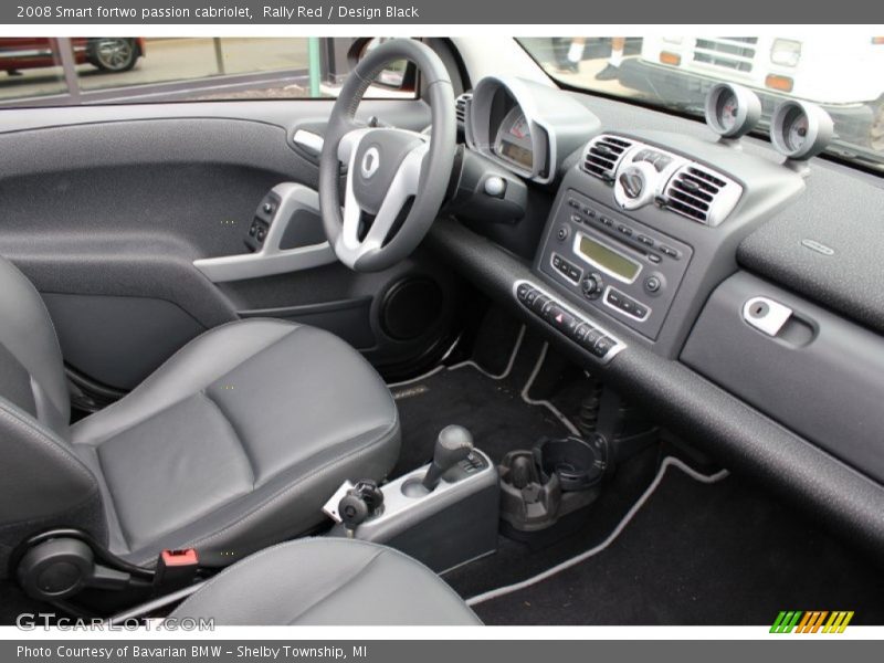 Rally Red / Design Black 2008 Smart fortwo passion cabriolet
