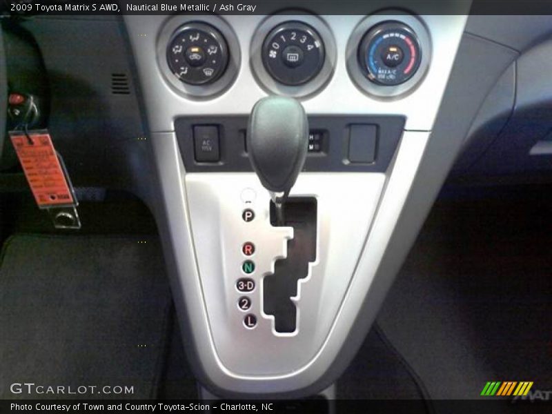 Nautical Blue Metallic / Ash Gray 2009 Toyota Matrix S AWD