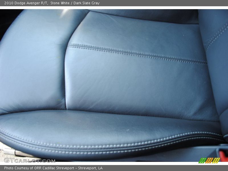 Stone White / Dark Slate Gray 2010 Dodge Avenger R/T