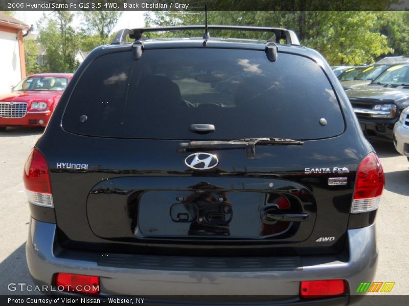 Black Obsidian / Gray 2006 Hyundai Santa Fe GLS 3.5 4WD