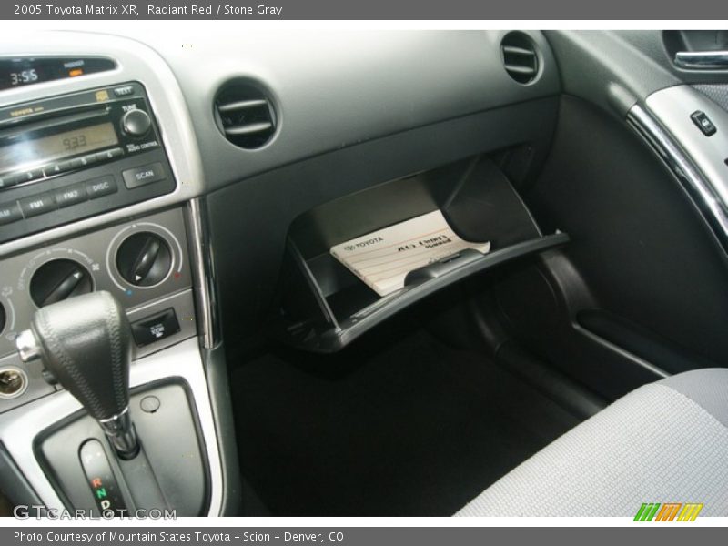 Radiant Red / Stone Gray 2005 Toyota Matrix XR