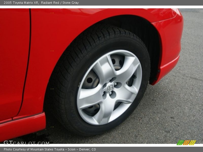 Radiant Red / Stone Gray 2005 Toyota Matrix XR