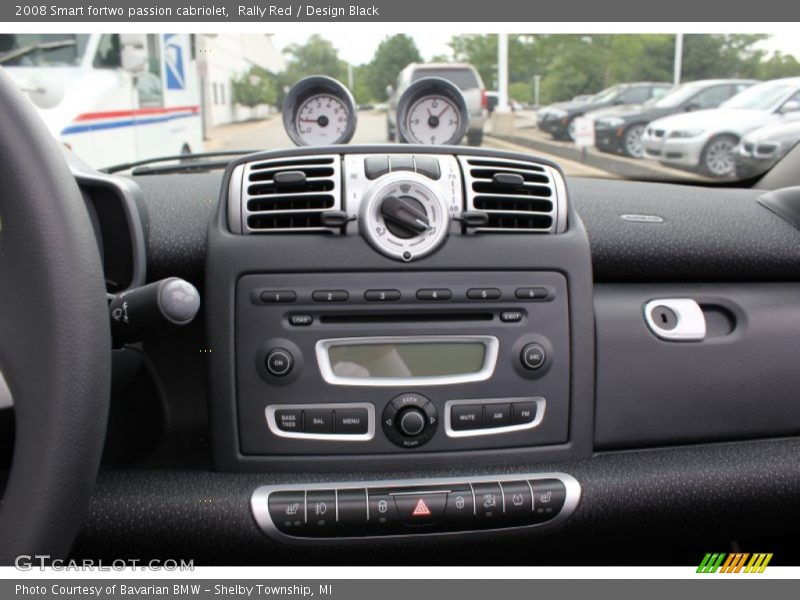 Rally Red / Design Black 2008 Smart fortwo passion cabriolet