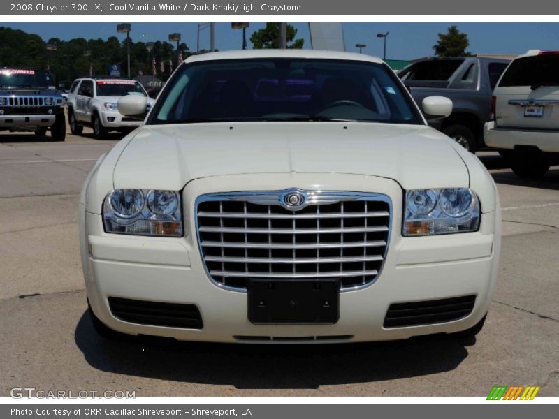 Cool Vanilla White / Dark Khaki/Light Graystone 2008 Chrysler 300 LX