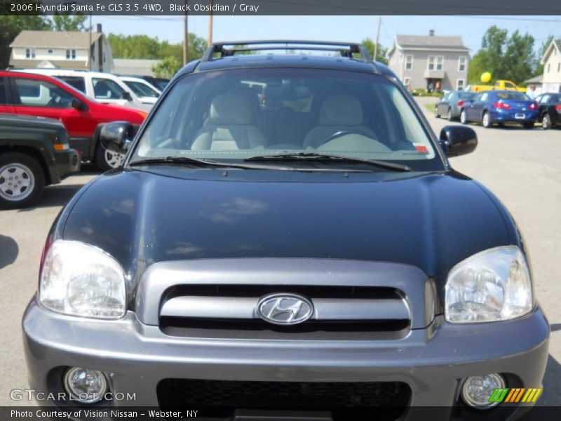 Black Obsidian / Gray 2006 Hyundai Santa Fe GLS 3.5 4WD