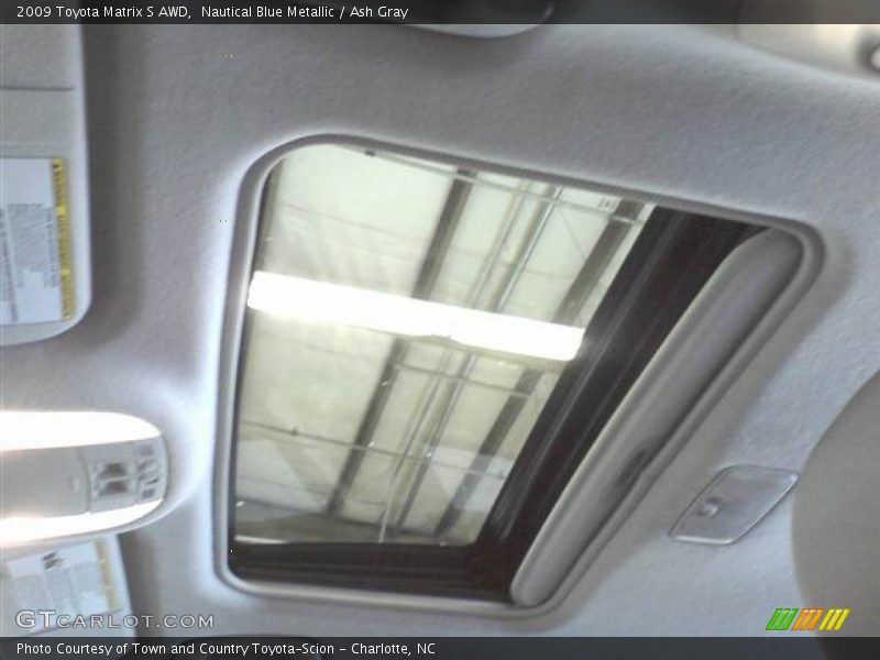 Nautical Blue Metallic / Ash Gray 2009 Toyota Matrix S AWD