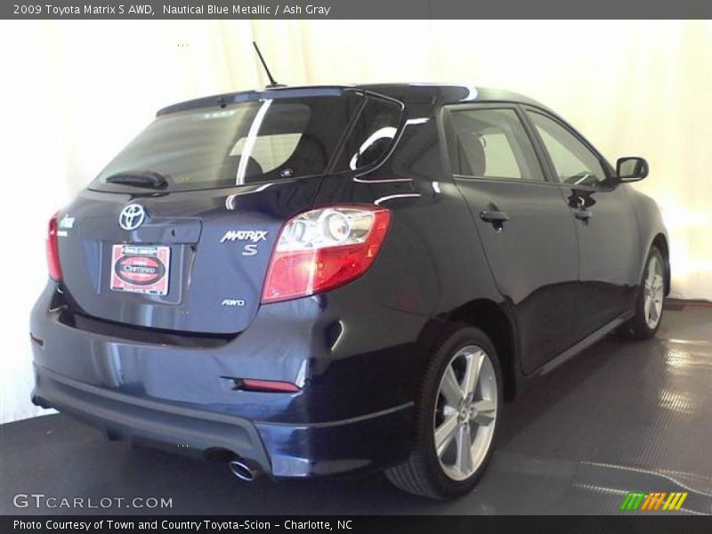 Nautical Blue Metallic / Ash Gray 2009 Toyota Matrix S AWD