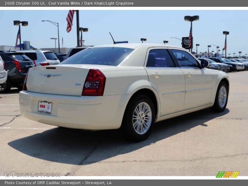 Cool Vanilla White / Dark Khaki/Light Graystone 2008 Chrysler 300 LX