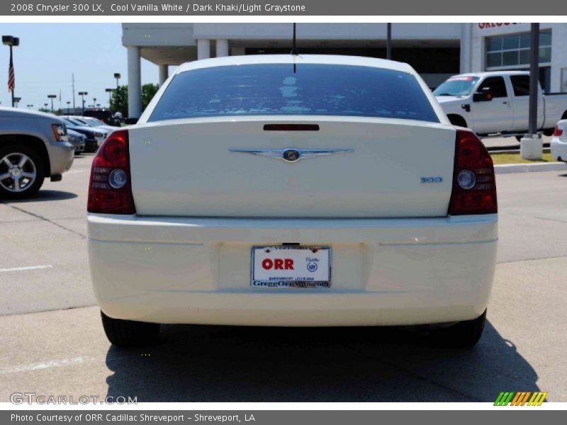 Cool Vanilla White / Dark Khaki/Light Graystone 2008 Chrysler 300 LX