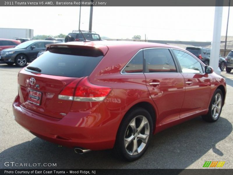 Barcelona Red Metallic / Ivory 2011 Toyota Venza V6 AWD