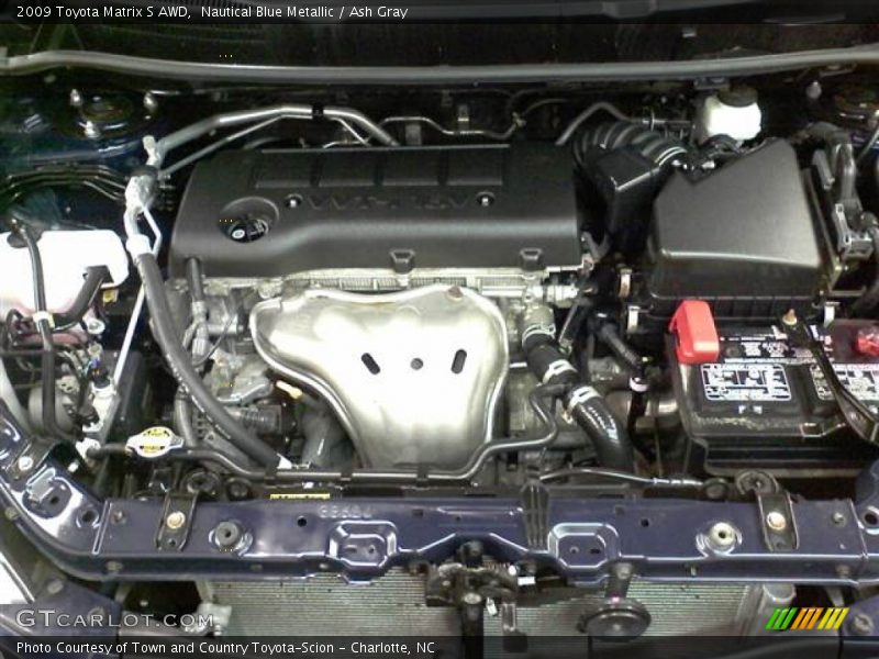 Nautical Blue Metallic / Ash Gray 2009 Toyota Matrix S AWD