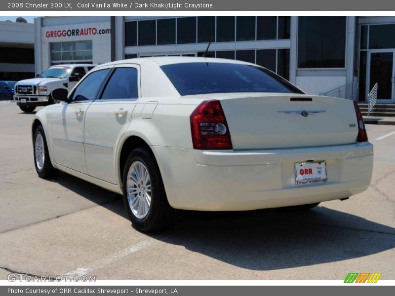 Cool Vanilla White / Dark Khaki/Light Graystone 2008 Chrysler 300 LX