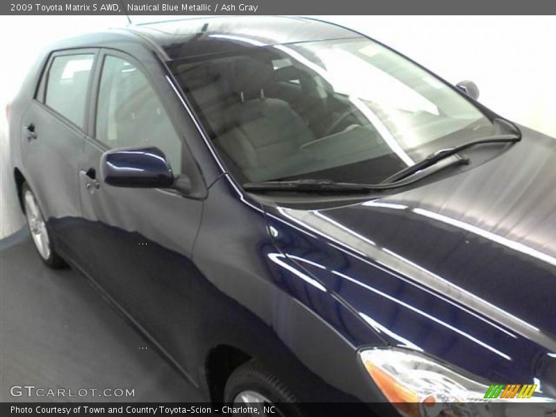 Nautical Blue Metallic / Ash Gray 2009 Toyota Matrix S AWD