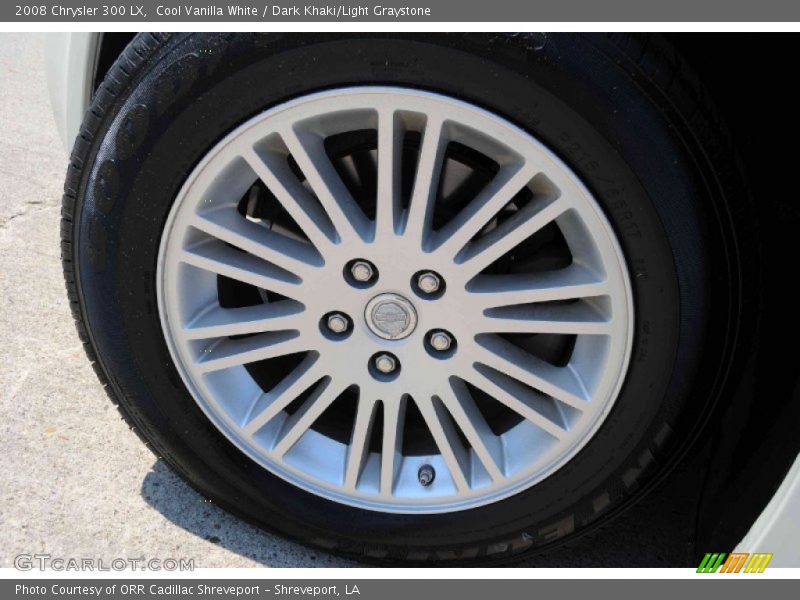 Cool Vanilla White / Dark Khaki/Light Graystone 2008 Chrysler 300 LX