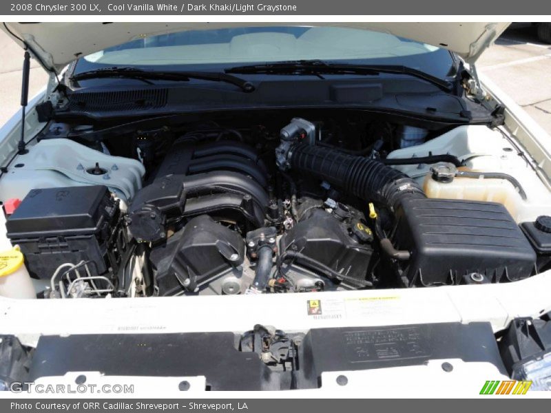 Cool Vanilla White / Dark Khaki/Light Graystone 2008 Chrysler 300 LX