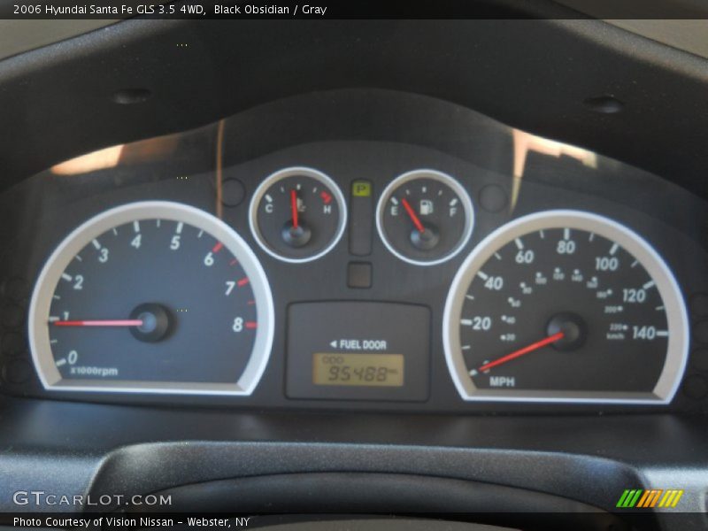 Black Obsidian / Gray 2006 Hyundai Santa Fe GLS 3.5 4WD