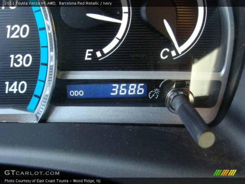 Barcelona Red Metallic / Ivory 2011 Toyota Venza V6 AWD