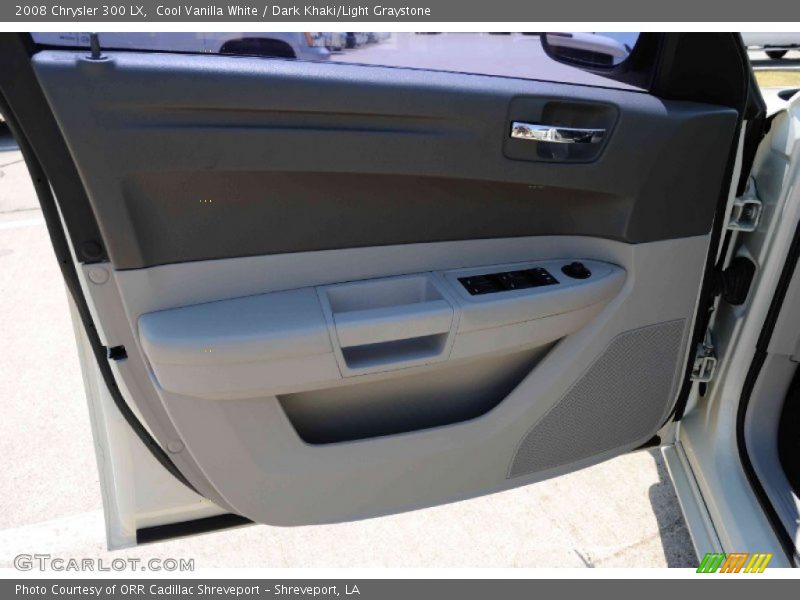 Cool Vanilla White / Dark Khaki/Light Graystone 2008 Chrysler 300 LX