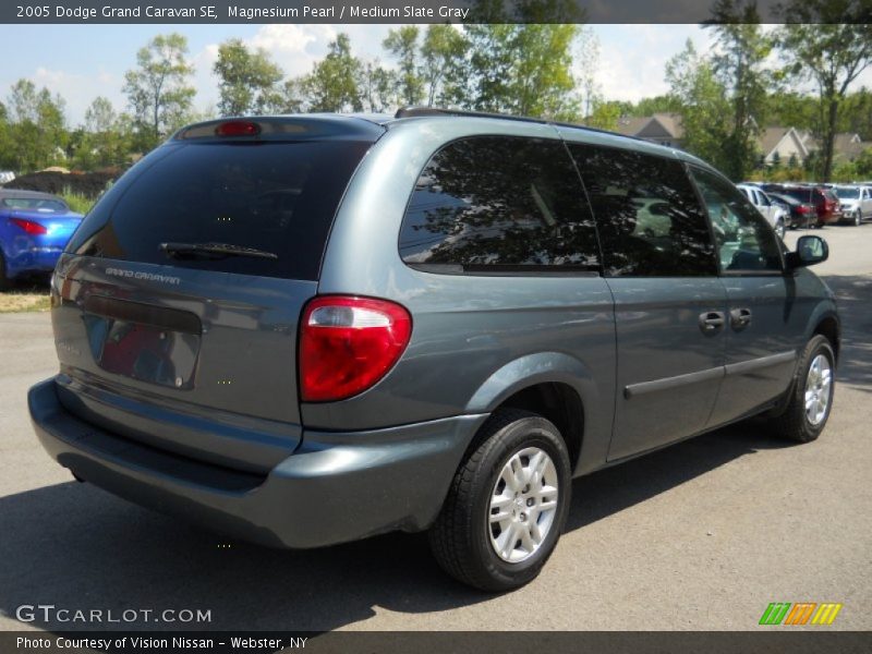 Magnesium Pearl / Medium Slate Gray 2005 Dodge Grand Caravan SE