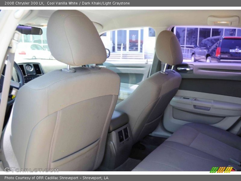 Cool Vanilla White / Dark Khaki/Light Graystone 2008 Chrysler 300 LX