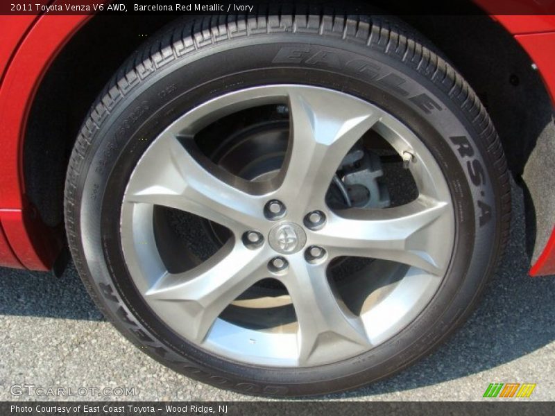 Barcelona Red Metallic / Ivory 2011 Toyota Venza V6 AWD