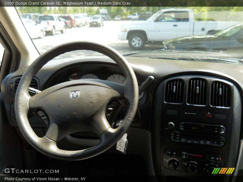Magnesium Pearl / Medium Slate Gray 2005 Dodge Grand Caravan SE