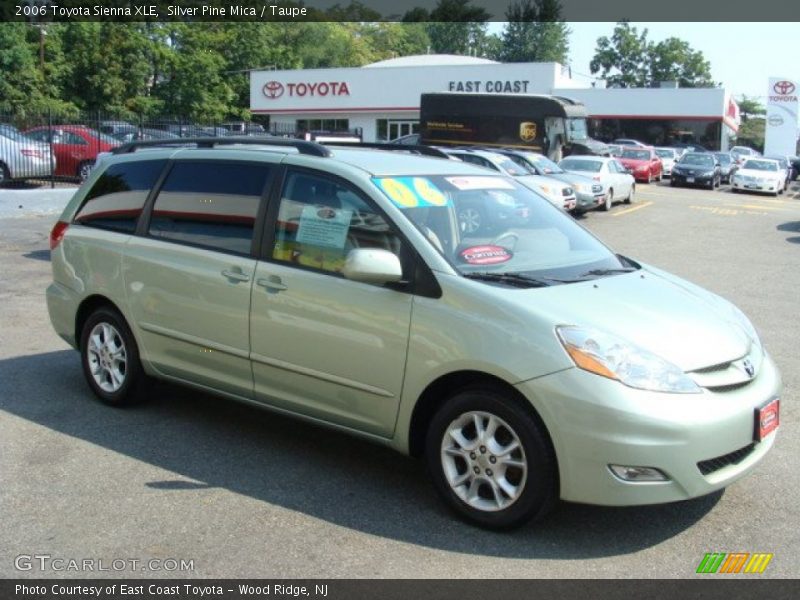 Silver Pine Mica / Taupe 2006 Toyota Sienna XLE