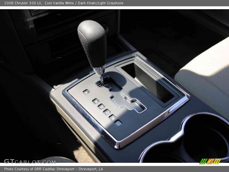 Cool Vanilla White / Dark Khaki/Light Graystone 2008 Chrysler 300 LX