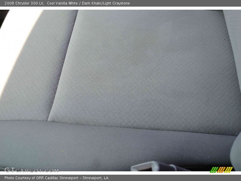 Cool Vanilla White / Dark Khaki/Light Graystone 2008 Chrysler 300 LX